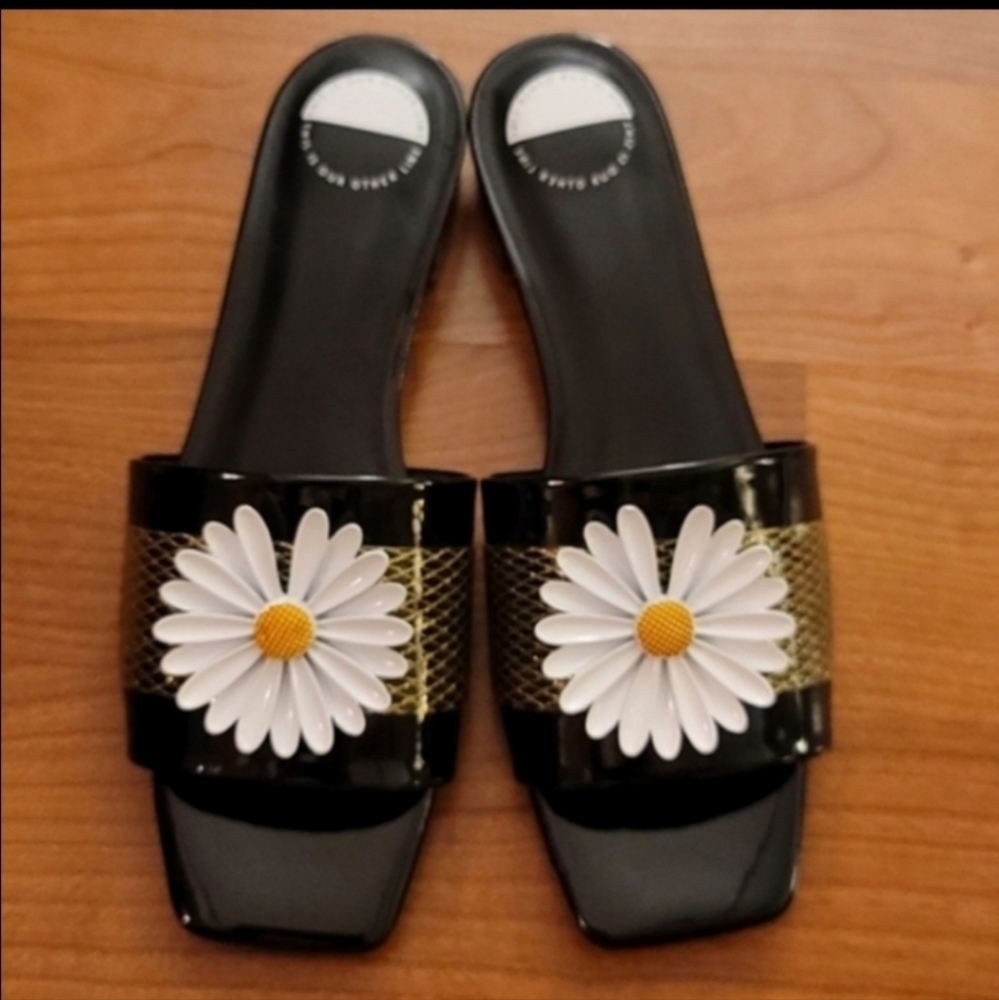 This is our other line Black floral monday slides
